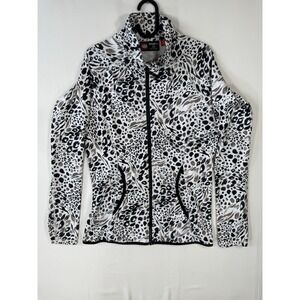 686 Smarty Technology Catwalk Jacket M Animal Print Full Zip Ski Snowboard